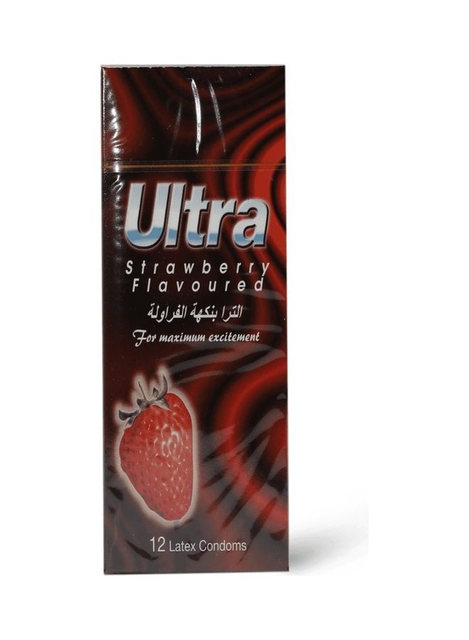 (2- Pack) Strawberry Condoms 12 Pcs - view 2